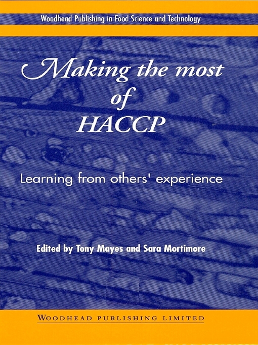 Upplýsingar um Making the Most of Haccp eftir T Mayes - Biðlisti